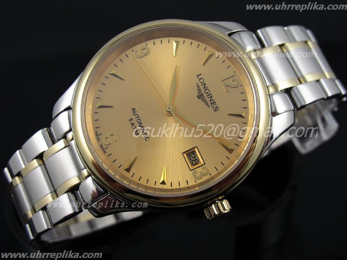 longines master collection automatic 5ATM men Gold