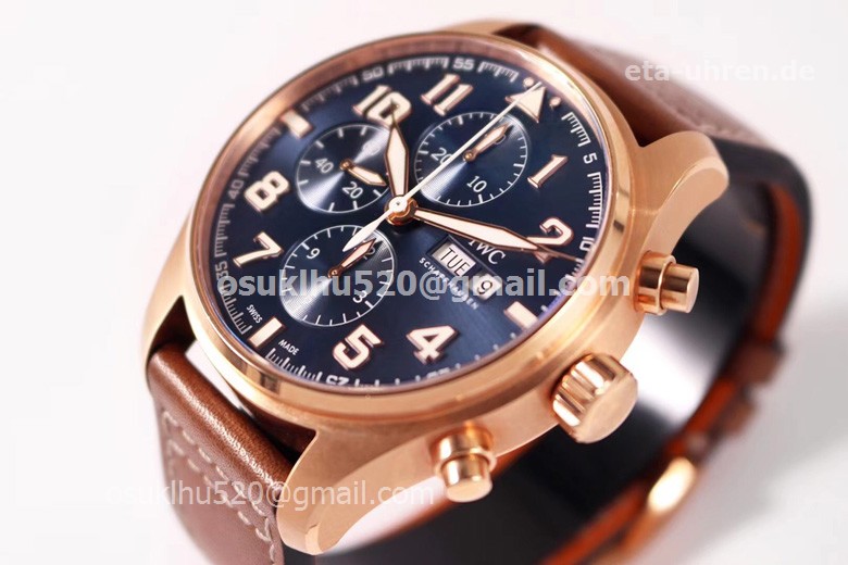 IWC Pilot's Uhren IW377721 Chronograph Rosegold Le Petit Prince 2021 IWC Pilot's Uhren IW377721 Chronograph Rosegold Le Petit Prince 2021