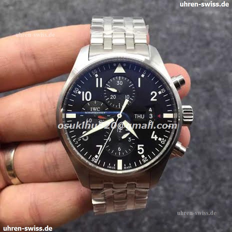 iwc pilot replica Chrono 3717 Edelstahl iwc pilot replica Chrono 3717 Edelstahl