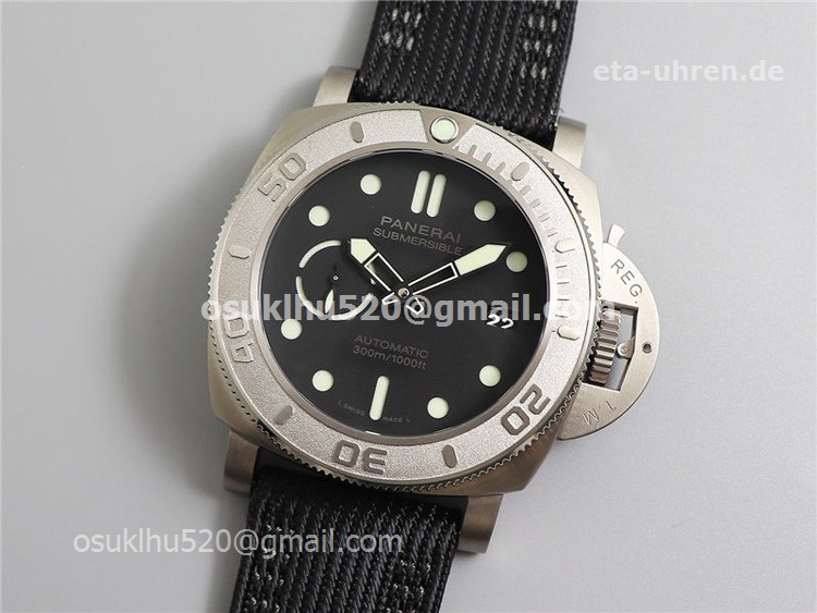 Panerai Submersible Mike Horn Edition Pam984 grünes Super-LumiNova Panerai Submersible Mike Horn Edition Pam984 grünes Super-LumiNova