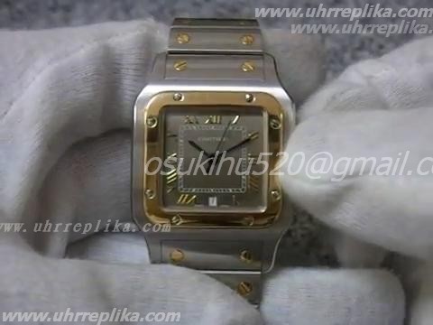 Cartier Santo grey two tone yellow gold Cartier Santo grey two tone yellow gold