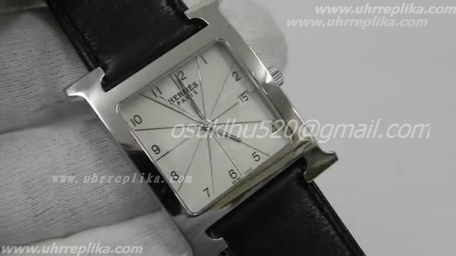 HERMES uhren Ramusasu white dial HERMES uhren Ramusasu white dial