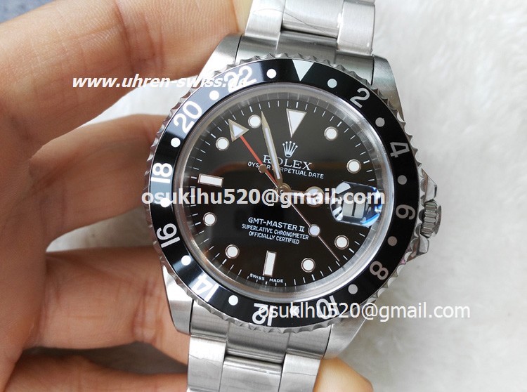 Rolex GMT-Master II Fälschung uhren Schwarze Lünette Rolex GMT-Master II Fälschung uhren Schwarze Lünette