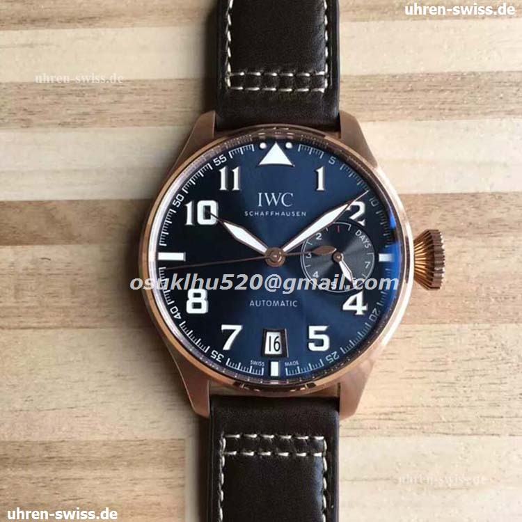 Big Pilot IWC Tourneau schwarzes Roségold Big Pilot IWC Tourneau schwarzes Roségold
