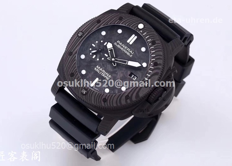 Panerai Submersible Marina Militare Carbotech Pam979 große Größe 47 Panerai Submersible Marina Militare Carbotech Pam979 große Größe 47