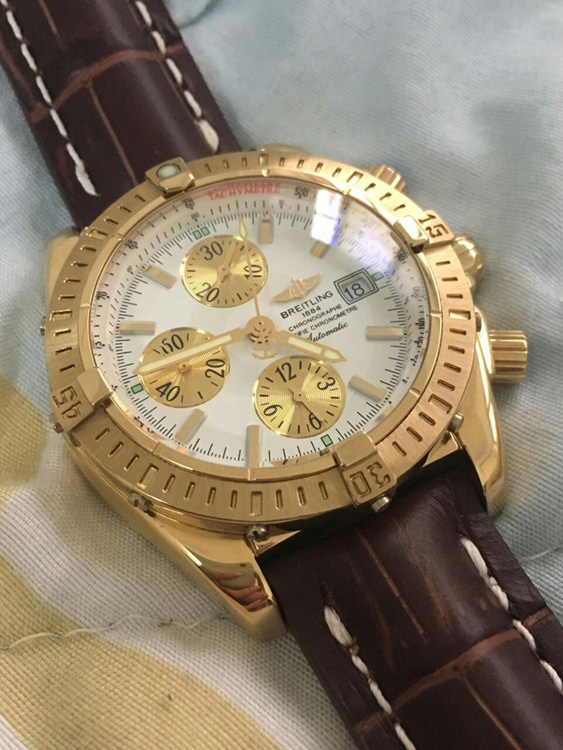 breitling chronomat replica Evolution Blaues Zifferblatt Full Gold breitling chronomat replica Evolution Blaues Zifferblatt Full Gold