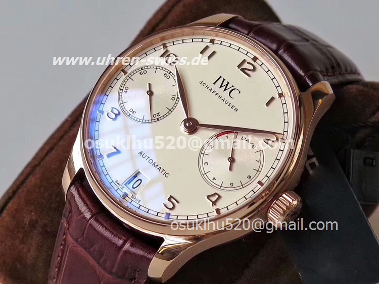 iwc portugieser automatic rotgold Weißes Zifferblatt iwc portugieser automatic rotgold Weißes Zifferblatt