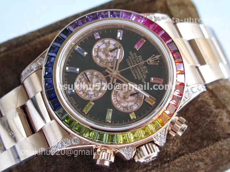 Rolex Rainbow Daytona Everose Gold Ref. 116595 RBOW Rolex Rainbow Daytona Everose Gold Ref. 116595 RBOW