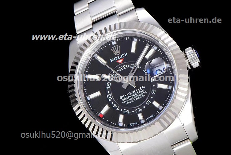 Rolex Sky-Dweller 42mm Schwarzes Zifferblatt aus Edelstahl M326934 Rolex Sky-Dweller 42mm Schwarzes Zifferblatt aus Edelstahl M326934