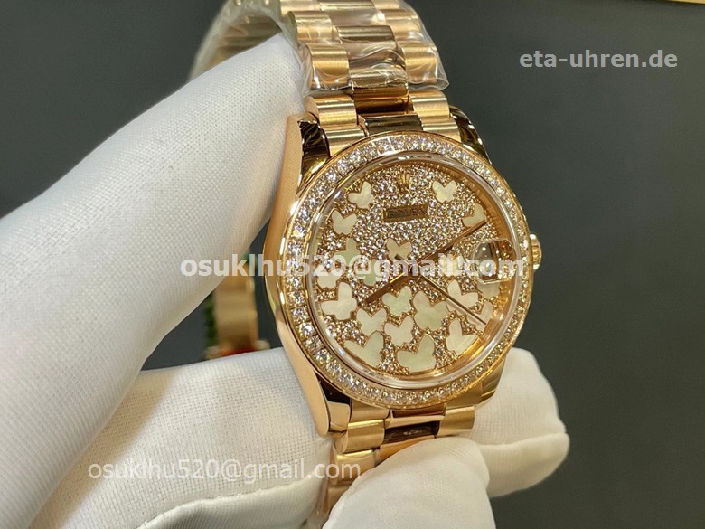 Rolex Damen Datejust 31 Gelbes Gold Mop Butterfly Diamanten Uhren Rolex Damen Datejust 31 Gelbes Gold Mop Butterfly Diamanten Uhren
