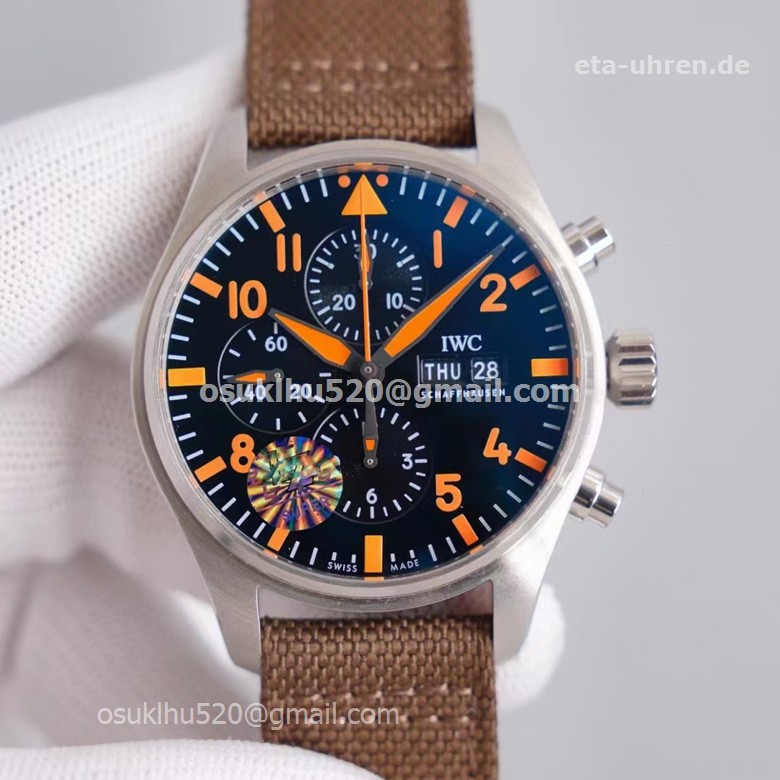 IWC Pilot's Watch Chronograph Edition "Le Petit Prince" Blue/Orange Dial IWC Pilot's Watch Chronograph Edition "Le Petit Prince" Blue/Orange Dial