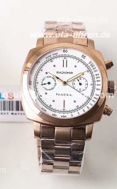 Panerai Radiomir Vintage Modell Roségold weisses Gesicht Panerai Radiomir Vintage Modell Roségold weisses Gesicht