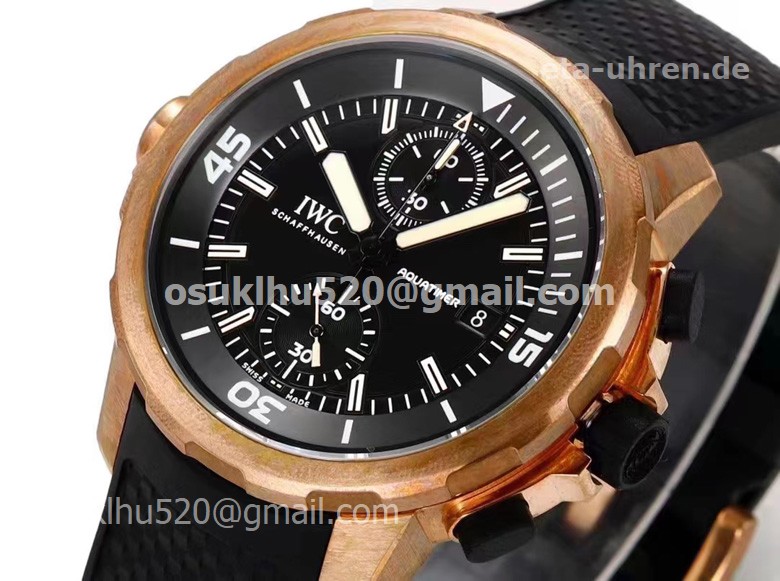 IWC Aquatimer Chronograph Expedition Charles Darwin Bronze Rubber Band IWC Aquatimer Chronograph Expedition Charles Darwin Bronze Rubber Band