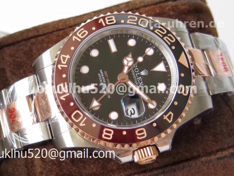 Rolex GMT II Steel and 18 ct Everose Gold black and Brown Bezel 126711BKSO Rolex GMT II Steel and 18 ct Everose Gold black and Brown Bezel 126711BKSO