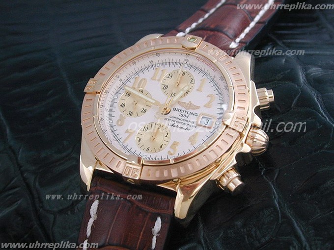 breitling chronomat replica Evolution YG/LE White Num breitling chronomat replica Evolution YG/LE White Num