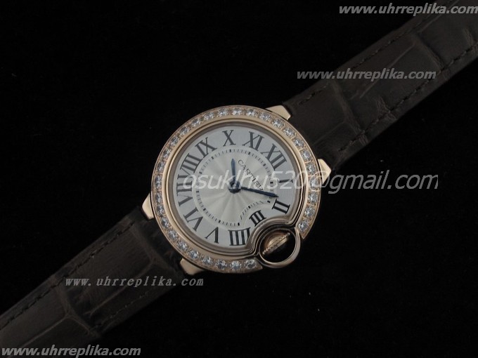 Cartier replica relojes Ballon Bleu Ladies Silver Diamanten Cartier replica relojes Ballon Bleu Ladies Silver Diamanten