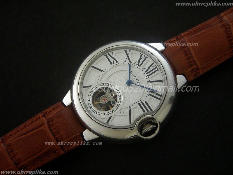 cartier tourbillon replica White Balon Bleu Leather Band cartier tourbillon replica White Balon Bleu Leather Band