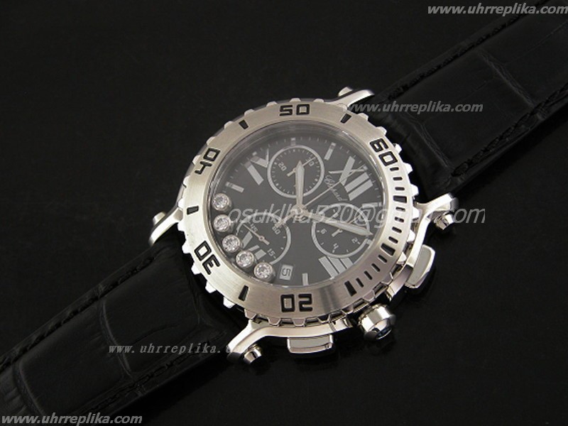 chopard happy sport replica De Chopard Black Swiss ETA Quartz chopard happy sport replica De Chopard Black Swiss ETA Quartz