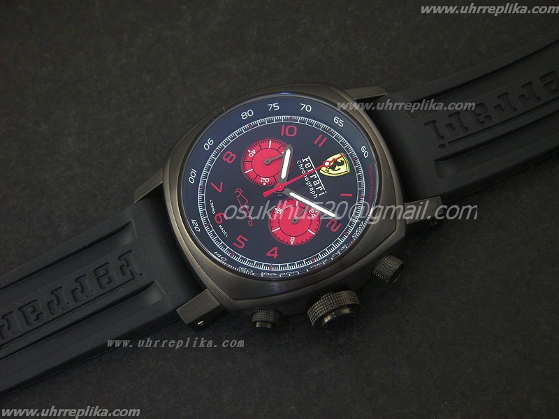 replica ferrari uhren Mens Watch PVD Quartz Black/Rotes Zifferblatt replica ferrari uhren Mens Watch PVD Quartz Black/Rotes Zifferblatt