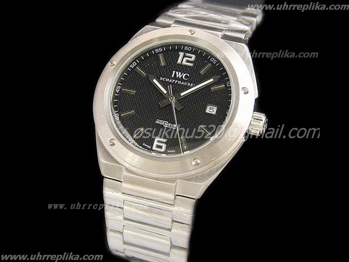 iwc replica eta Ingenieur Edelstahl schwarzes iwc replica eta Ingenieur Edelstahl schwarzes