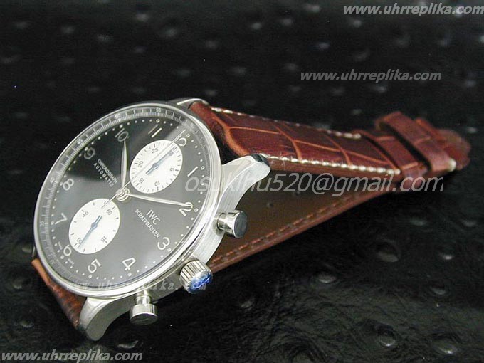 iwc portugieser automatic chronograph schwarzes Weiss iwc portugieser automatic chronograph schwarzes Weiss