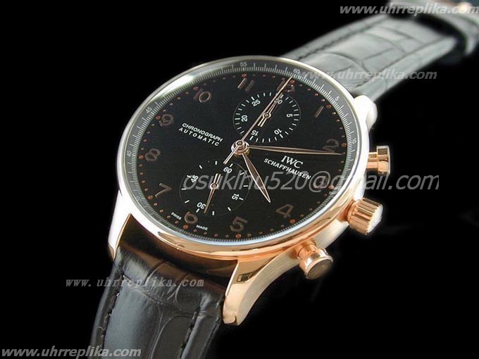 iwc portugieser automatic rotgold schwarzes iwc portugieser automatic rotgold schwarzes