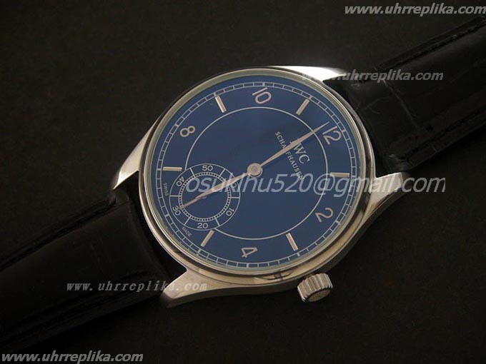 iwc portugieser f.a. jones Gents Unitas 6497 schwarzes fake uhren iwc portugieser f.a. jones Gents Unitas 6497 schwarzes fake uhren