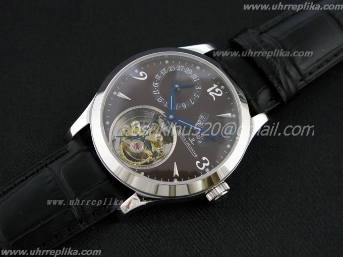 jaeger lecoultre replica Master Tourbillon Power Reserve Brown jaeger lecoultre replica Master Tourbillon Power Reserve Brown