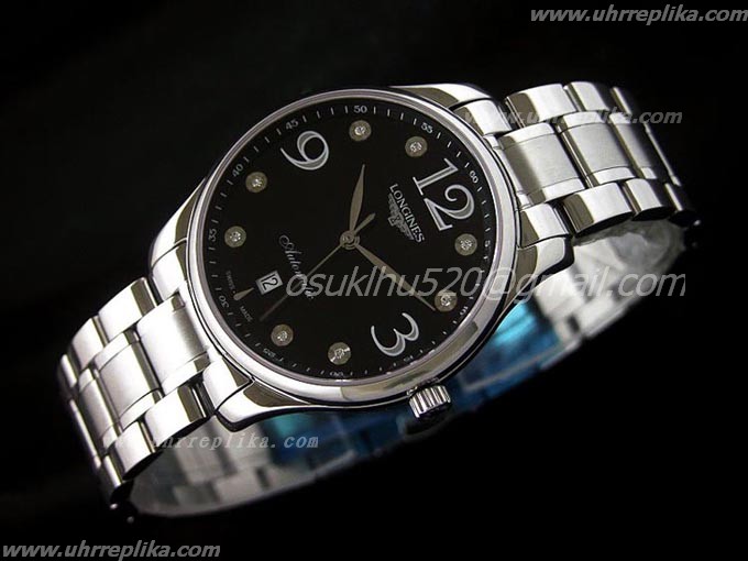 longines fake watches Master Collection diamantens Schwarzes longines fake watches Master Collection diamantens Schwarzes