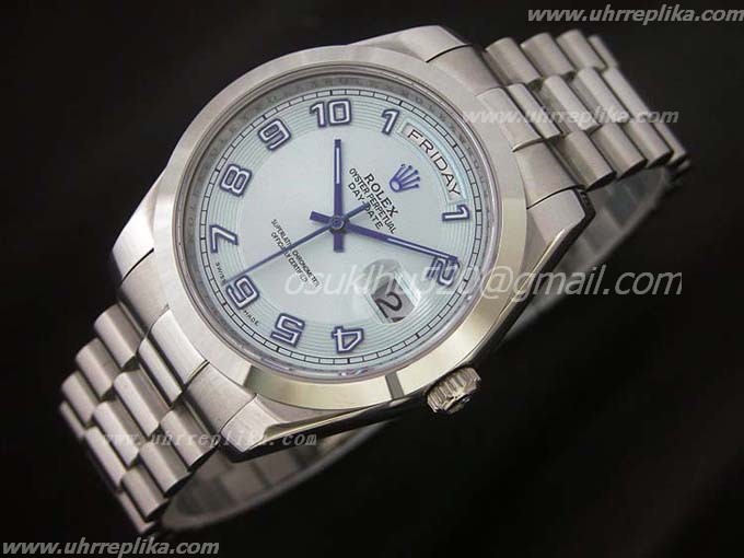 rolex day date 2 fälschung 41mm Blaues rolex day date 2 fälschung 41mm Blaues