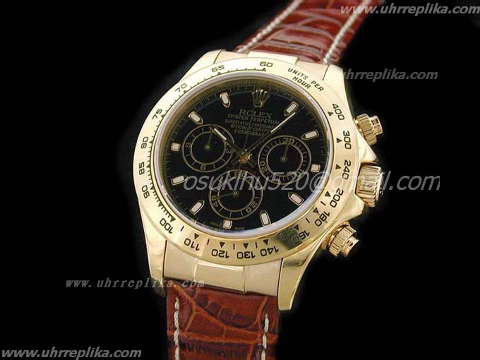 rolex fälschungen uhren Gelbgold Schwarzes Zifferblatt lederarmband rolex fälschungen uhren Gelbgold Schwarzes Zifferblatt lederarmband