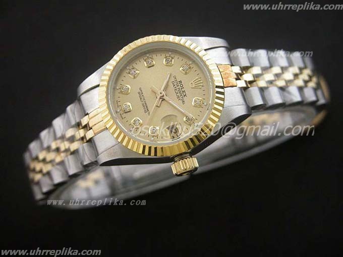 Rolex Datejust fake damen 26mm yellow GOLD Diamanten Rolex Datejust fake damen 26mm yellow GOLD Diamanten