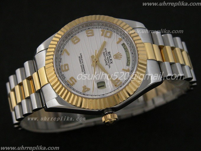 rolex Day Date 2 fakes uhren Swiss 2836 Golden Weiß rolex Day Date 2 fakes uhren Swiss 2836 Golden Weiß