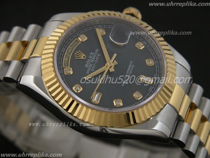 Rolex DayDate 2 41 MM replica Swiss 2836-2 Diamantens 41mm Rolex DayDate 2 41 MM replica Swiss 2836-2 Diamantens 41mm