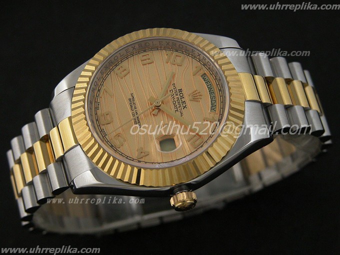 Rolex DayDate 2 replica 41mm herr replica uhren Golden Face DayDate Rolex DayDate 2 replica 41mm herr replica uhren Golden Face DayDate