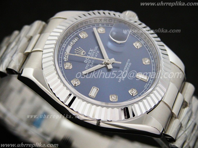 rolex daydate 2 replicas Schweizer ETA 2836-2 auto blaues Zifferblatt rolex daydate 2 replicas Schweizer ETA 2836-2 auto blaues Zifferblatt