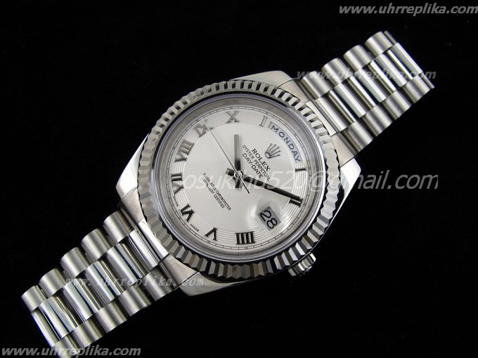 rolex Day-Date II Fälschung uhren Weiß Roman Concentric 3156 rolex Day-Date II Fälschung uhren Weiß Roman Concentric 3156