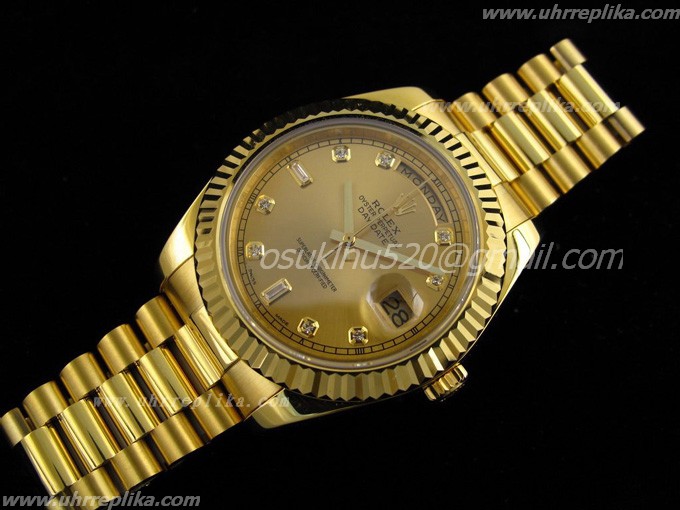 rolex Day-Date II fakes uhren Yellow Gold Gold Diamanten 3156 rolex Day-Date II fakes uhren Yellow Gold Gold Diamanten 3156