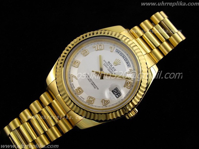 rolex Day-Date II replicas Yellow Gold Weiß Numeral 3156 rolex Day-Date II replicas Yellow Gold Weiß Numeral 3156