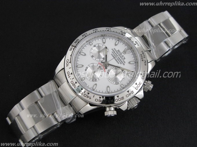 rolex Daytona imitate uhren 116520 Weiß 2008 chronograph