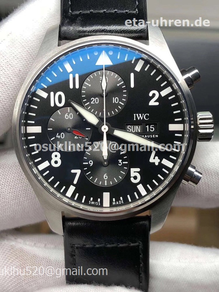 iwc spitfire chronograph schwarzes fake uhren iwc spitfire chronograph schwarzes fake uhren